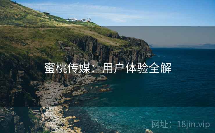 蜜桃传媒：用户体验全解
