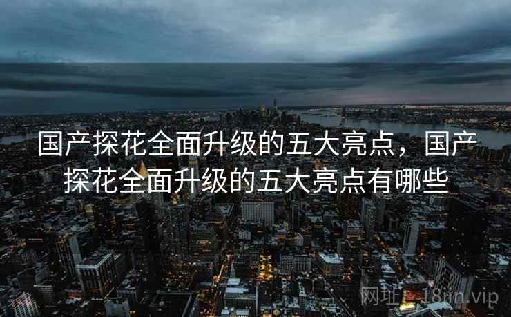 国产探花全面升级的五大亮点，国产探花全面升级的五大亮点有哪些