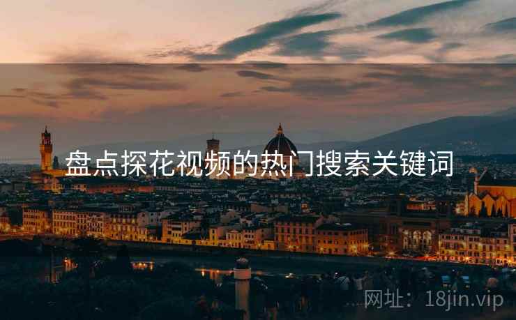 盘点探花视频的热门搜索关键词