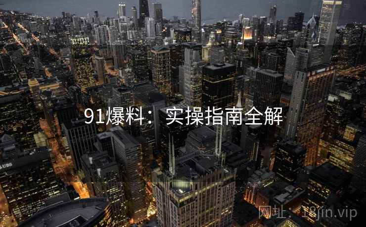 91爆料：实操指南全解