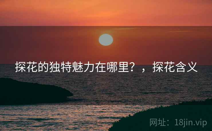 探花的独特魅力在哪里？，探花含义