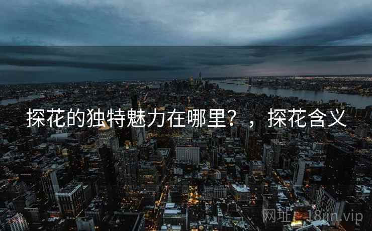 探花的独特魅力在哪里？，探花含义